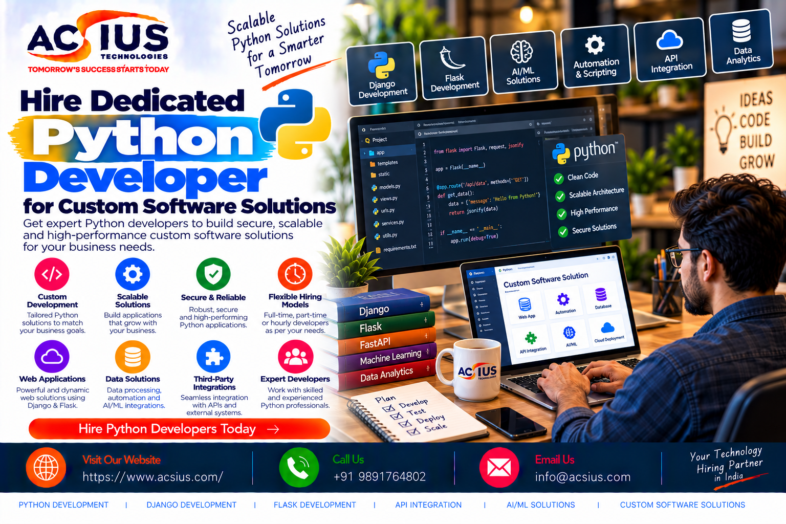 hire dedicated python developer