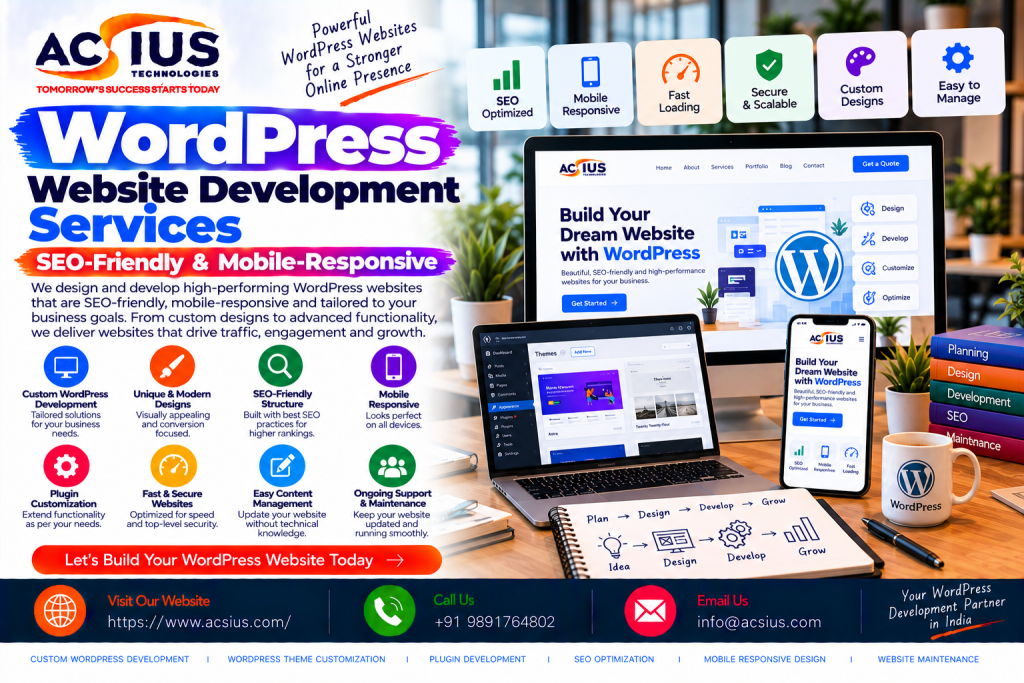 wordpress website development services