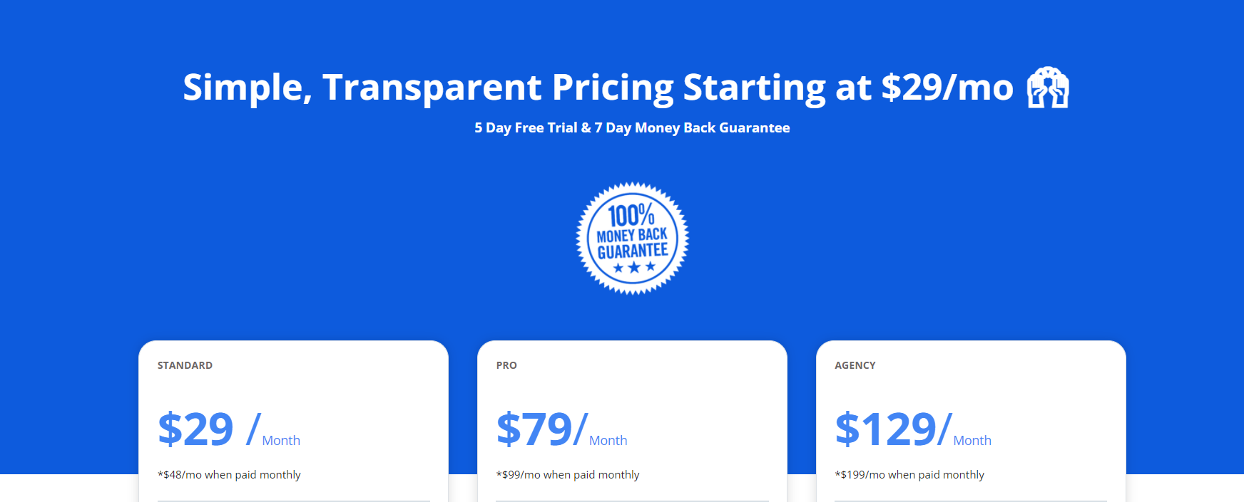 GrowthBar Pricing
