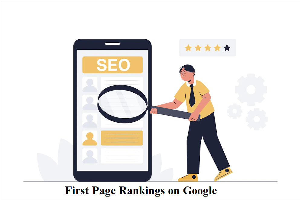 First Page Rankings on Google