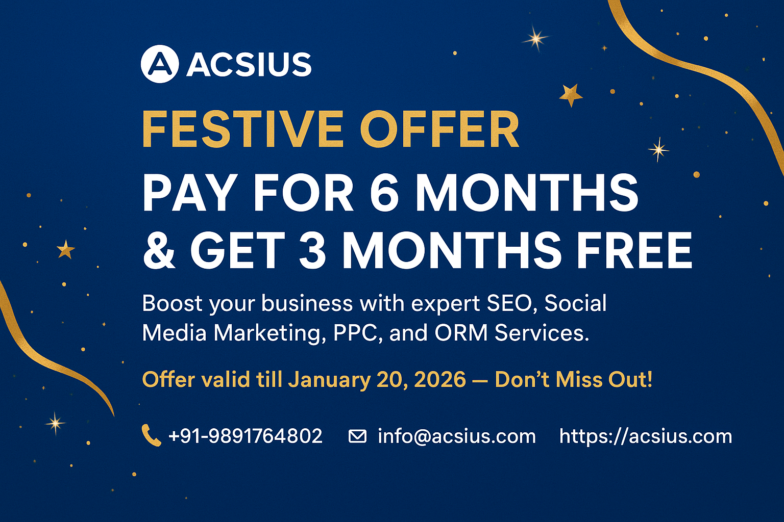 Festive Digital Marketing Offer