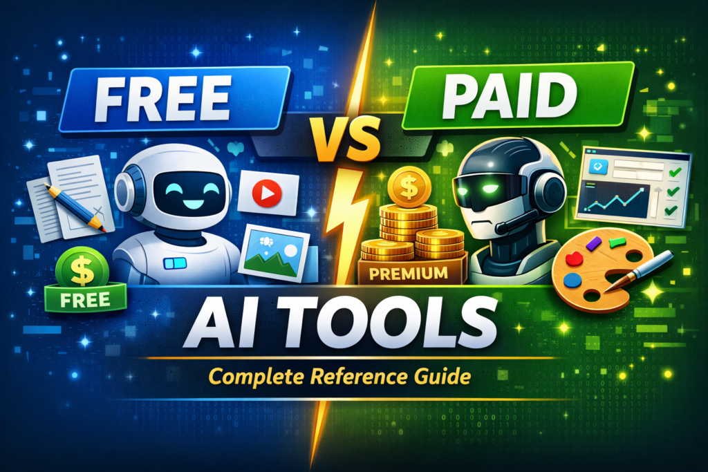 Free vs paid AI tools comparison