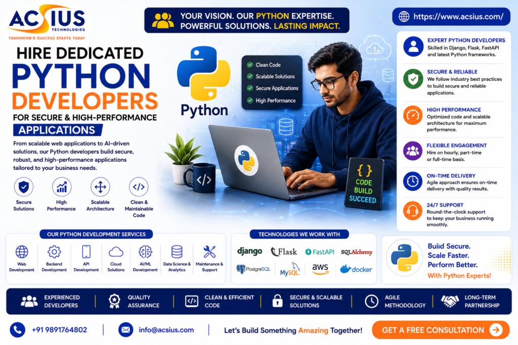 hire dedicated python developer