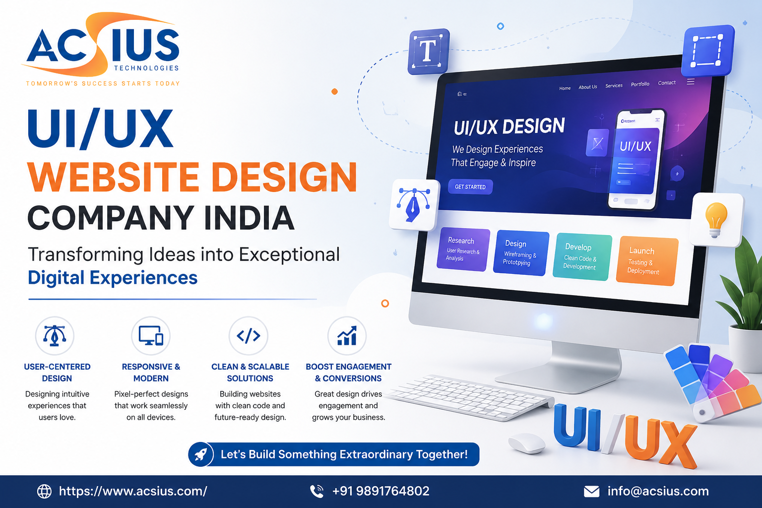UI/UX Website Design Company India